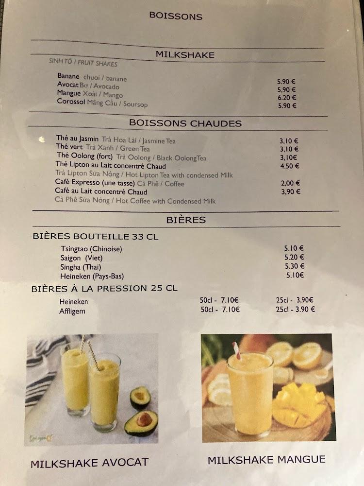 Ba Mien Restaurant - Menu Image 2